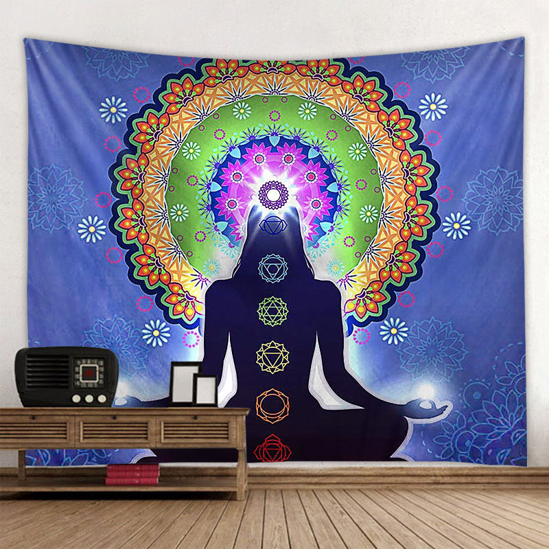 Boho Yoga Meditation Colorful