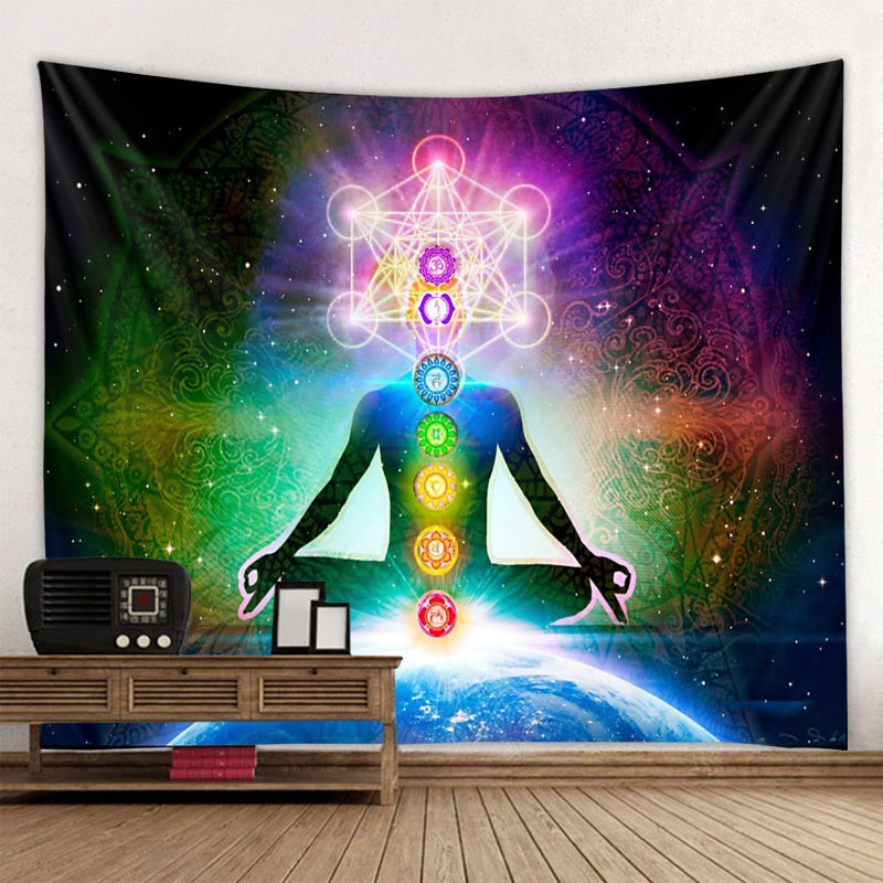 Boho Yoga Meditation Colorful