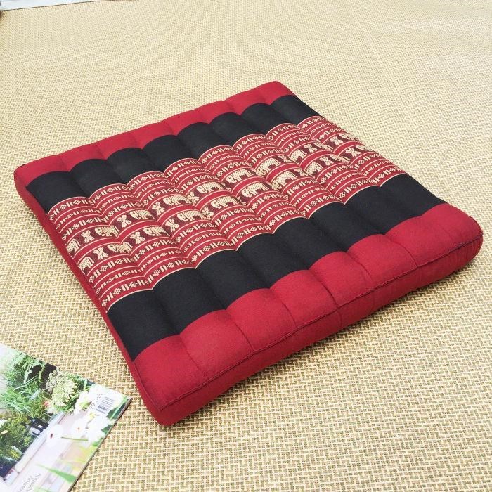 Square Cushion Futon Meditation Family Kneeling