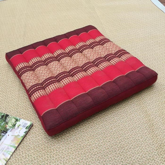 Square Cushion Futon Meditation Family Kneeling