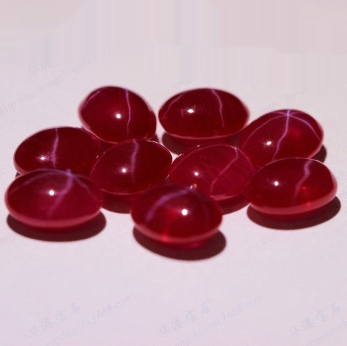 Double Egg Noodles Egg-shaped Red Star Stone