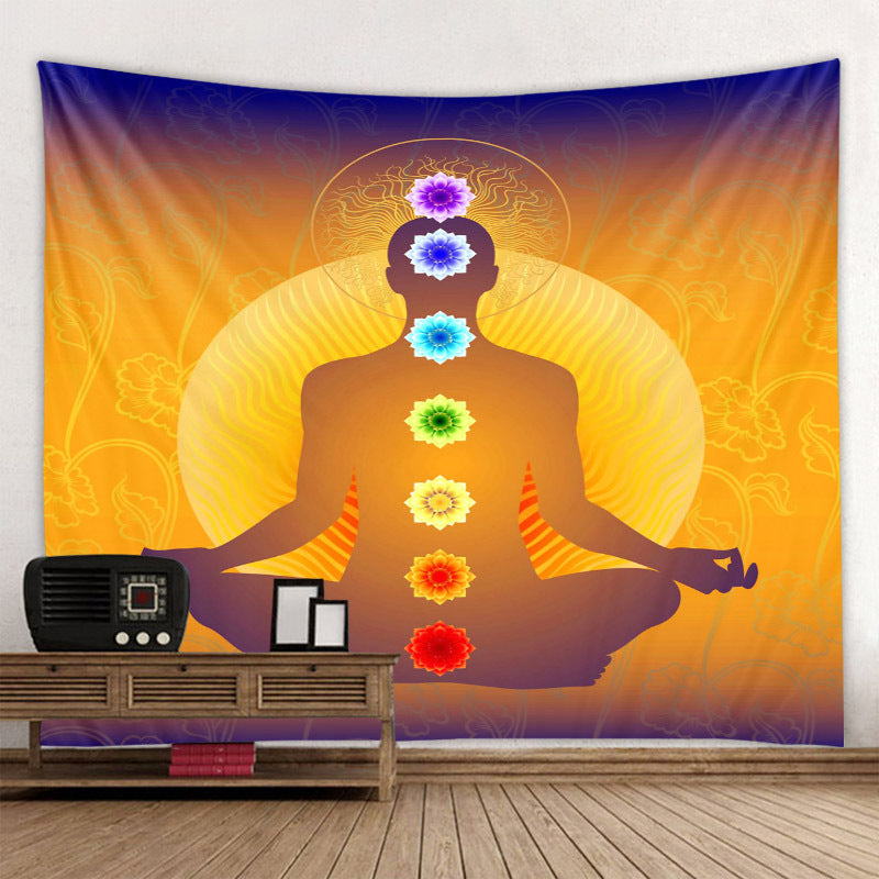 Boho Yoga Meditation Colorful