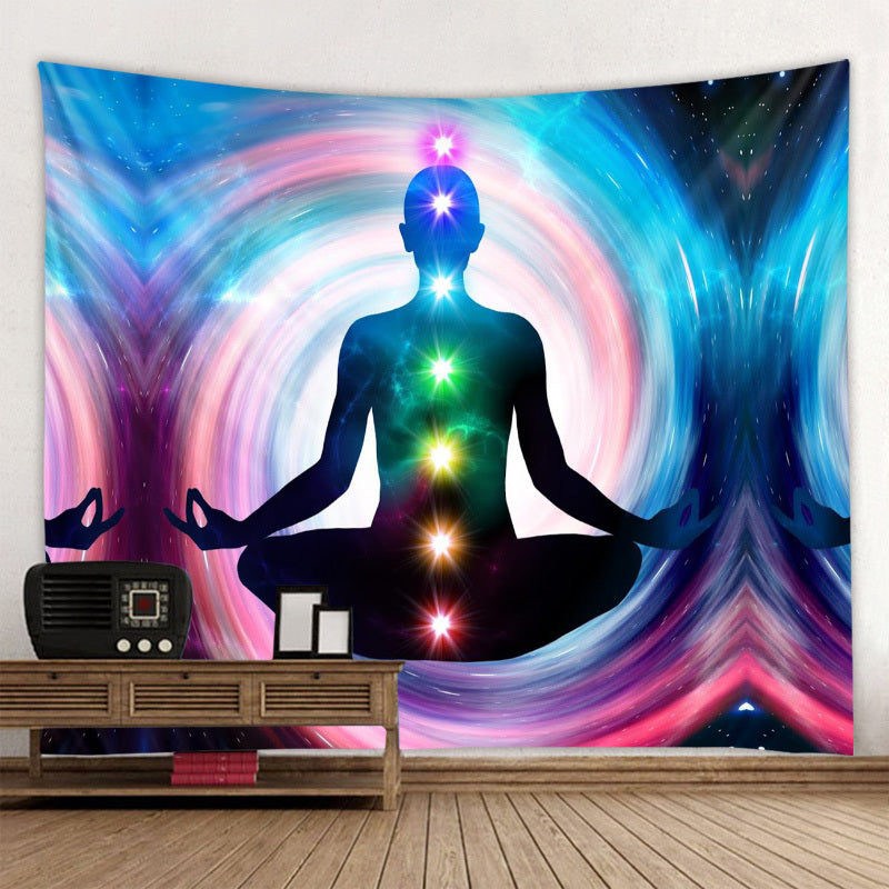 Boho Yoga Meditation Colorful