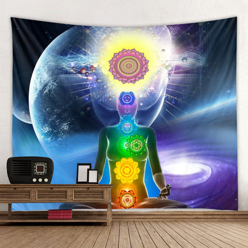 Boho Yoga Meditation Colorful
