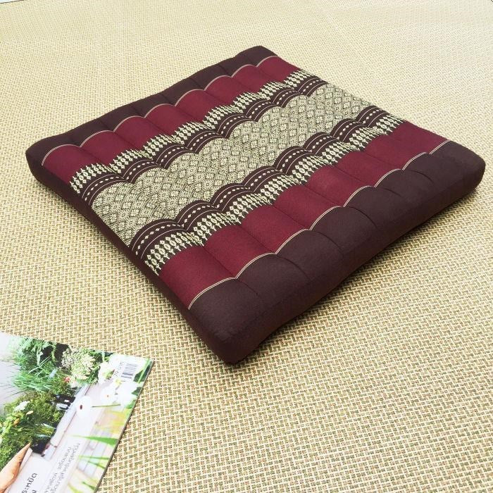 Square Cushion Futon Meditation Family Kneeling