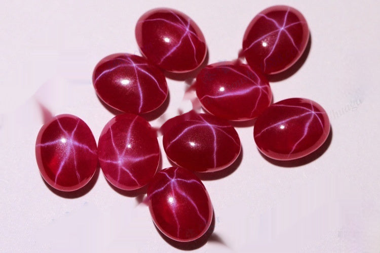 Double Egg Noodles Egg-shaped Red Star Stone