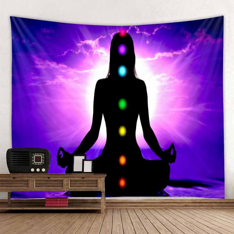 Boho Yoga Meditation Colorful